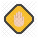 Stop Block Sign Icon