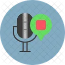 Stop Microphone Mic Icon