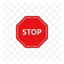 Stop Block Sign Icon