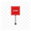 Stop Block Sign Icon