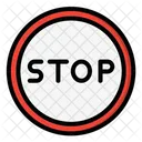 Stop Traffic Sign Circulation Icon
