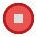 Stop Block Sign Icon