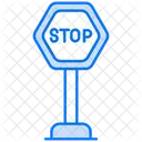 Stop Block Sign Icon