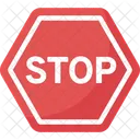 Stop Block Sign Icon