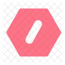 Stop Block Sign Icon