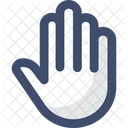 M Hand Stop Security Icon