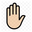 Stop Hand Block Icon