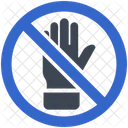 Hand Restriction Prohibition Icon