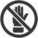 Hand Restriction Prohibition Icon