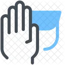 Answer Hand Stop Icon