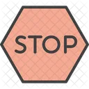 Stop Block Pause Icon