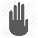 Stop Hand Warning Icon