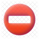 Stop Sign 3 D Icon