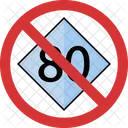 Stop 80 speed  Icon