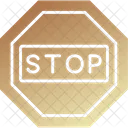 Stop Octagon Red Icon
