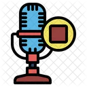 Stop Podcast Hold Icon