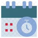 Stop Watch Date Icon