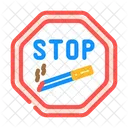 Stop Nicotine Tobacco Icon