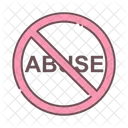 Stop Abuse Harassment Prohibited No Harassment Icon