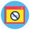 Stop Ad Ad Forbidden Ad Prohibition Icon