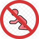 No Baby Baby Not Allowed Baby Prohibition Icon