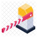 Security Checkpost Stop Barriers Traffic Barrier Icon