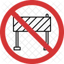 Stop Barrier Barrier Fence Icon
