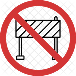 Stop Barrier  Icon