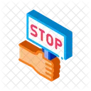 Stop Racism Nameplate Icon