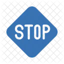 Stop Traffic Road Icon