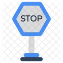 Roadboard Signboard Stop Board Icon
