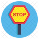 Stop Board Signage Signboard Icon