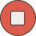 Stop Music Player Icon