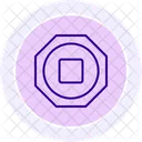 Stop Button Media Icon