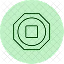 Stop Button Media Icon
