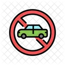Stop Car  Icon