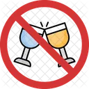 Stop Champagne toast  Icon
