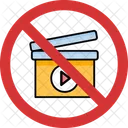No Clapper Clapper Not Allowed Clapper Prohibition Icon