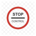 Stop Panneau Controle Icône