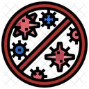 Stop Coronavirus Stop Virus Bacterium Icon
