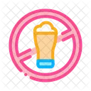 Stop Drink Alcohol Icon