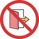 No Enter Enter Not Allowed Enter Prohibition Enter Blocked Icon