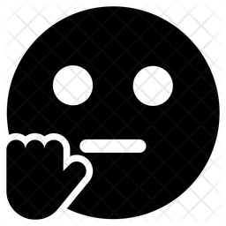 Stop Face Emoji Icon