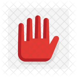 Stop Gesture  Icon