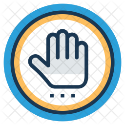 Stop gesture Icon