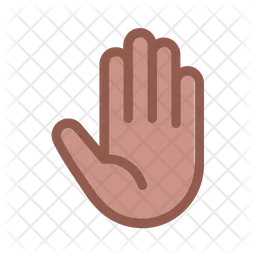 Stop Hand Emoji Icon