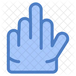 Stop Hand Gesture  Icon