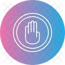 Stop Hand Icon