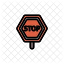 Stop Block Sign Icon