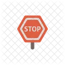 Stop Block Sign Icon